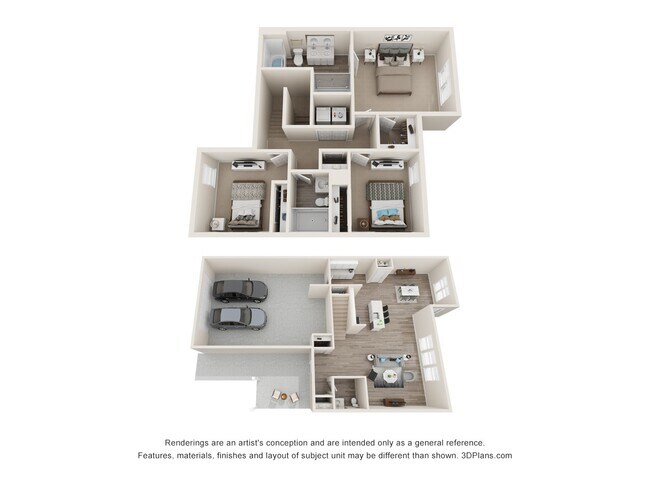 The Lismore 15887BD floor plan